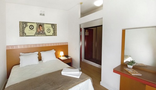 Habitación estándar doble, baño privado