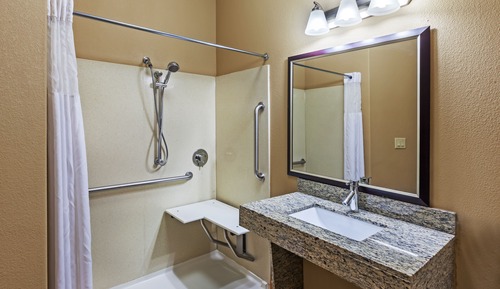 Suite estudio, 2 camas de matrimonio (Mobility, Accessible Tub)