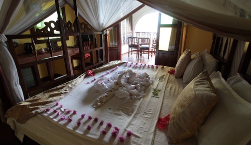 Habitación económica, 1 cama de matrimonio, vistas al jardín