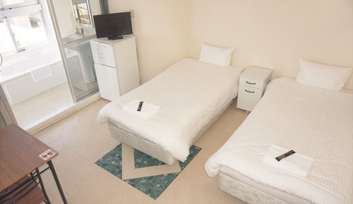 Ocean view Twin with balcony