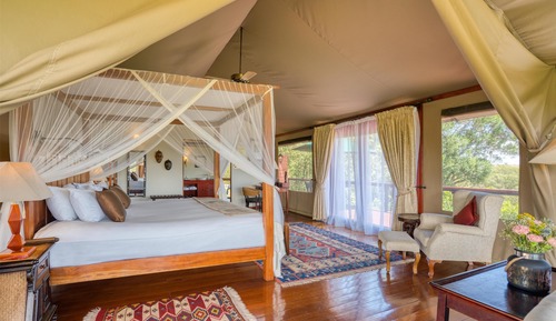 Suite de luna de miel, 1 cama de matrimonio grande, piscina privada (Honeymoon Suite Tent)