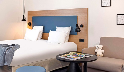 Habitación estándar, 1 cama de matrimonio con sofá cama