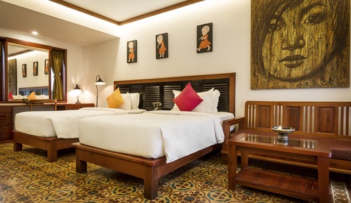 Habitación Deluxe con 1 cama doble o 2 individuales, vistas al jardín