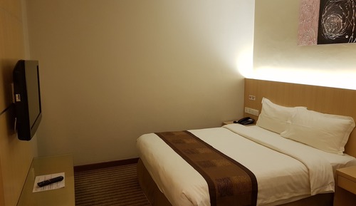 Habitación estándar doble, 1 cama de matrimonio, no fumadores, sin ventanas
