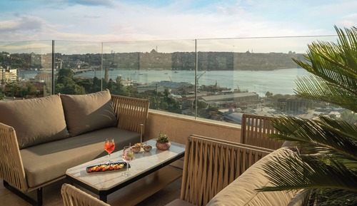Suite, terraza (Golden Horn View - Panoramic)