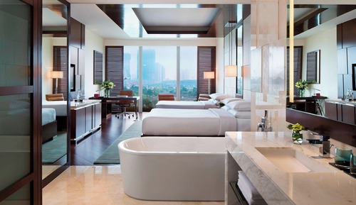 Habitación Deluxe, 2 camas dobles, vistas al lago
