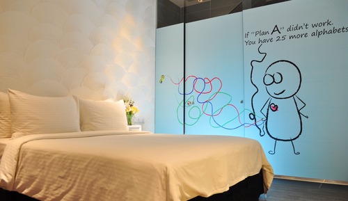 Habitación exclusiva, 1 cama de matrimonio grande, sin ventanas