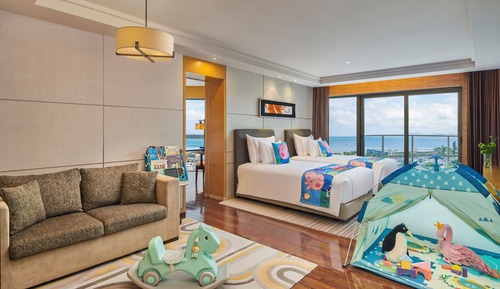 Suite familiar, 2 habitaciones, vistas al mar