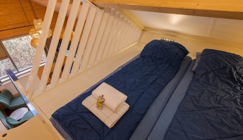Habitación familiar, 1 habitación, baño privado, vistas al jardín (Bunk beds, 6 persons)