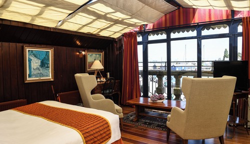 Habitación superior, vistas al puerto
