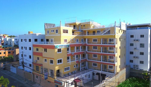 Estudio, 1 cama doble, cocina, vistas al mar