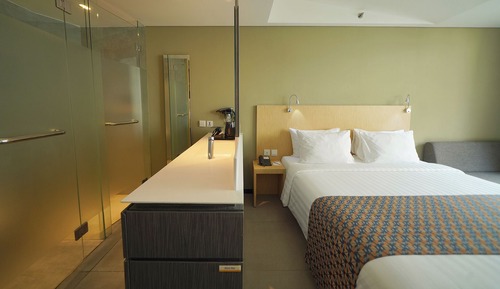 Habitación Deluxe, 1 cama de matrimonio grande, vistas al jardín