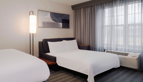 Estudio, 1 cama de matrimonio grande con sofá cama