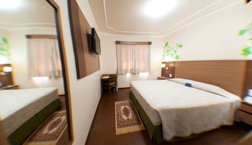 Habitación con 1 cama doble o 2 individuales