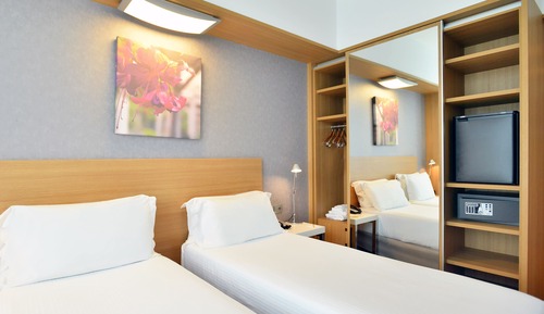 Habitación, 2 camas individuales, accesible para personas con discapacidad