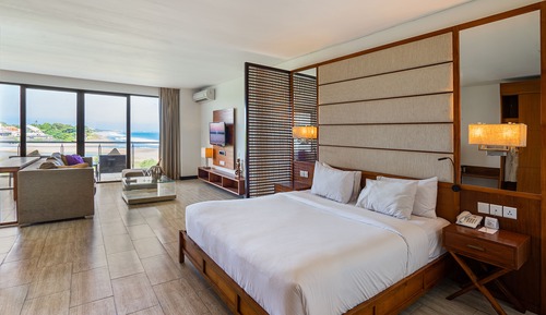 Suite, 1 habitación, vistas parciales al mar