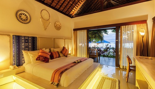 Villa Deluxe, 1 cama de matrimonio grande, vistas al mar