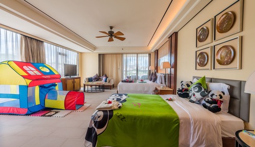 Habitación Premium, varias camas, vistas a la bahía (Kids Theme)