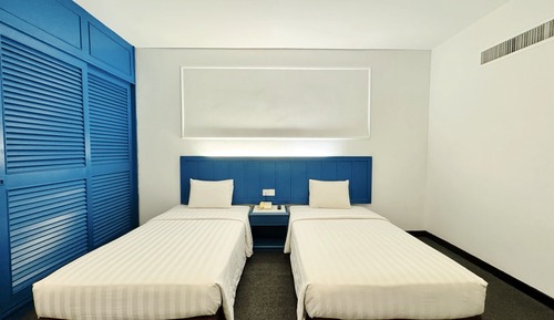 Habitación Deluxe con 2 camas individuales, 2 camas individuales, sin ventanas