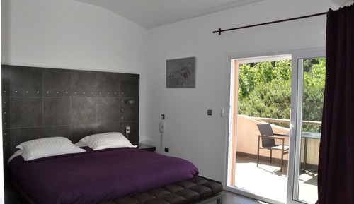 Habitación doble superior, 1 cama doble, bañera de hidromasaje, vistas al jardín