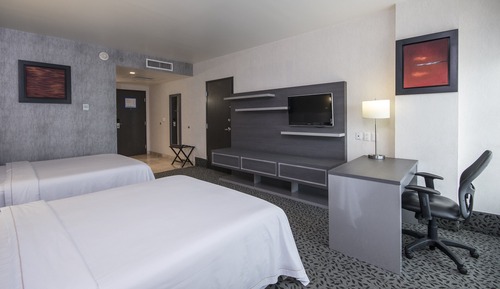 Habitación estándar, 2 camas de matrimonio, vistas al jardín