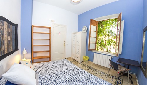 Habitación doble, baño compartido
