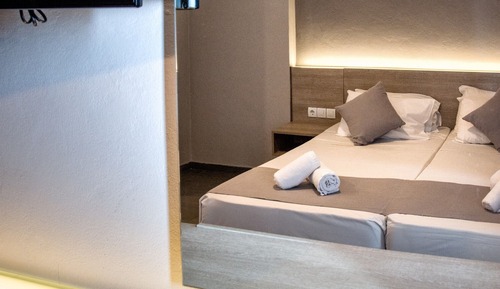 Habitación estándar con 2 camas individuales, vistas al mar