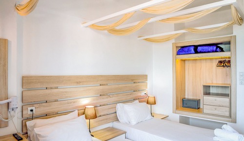 Habitación familiar, vistas al mar