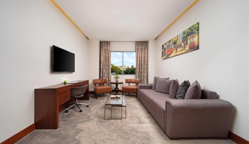 Suite, 1 cama de matrimonio grande, vistas a la ciudad