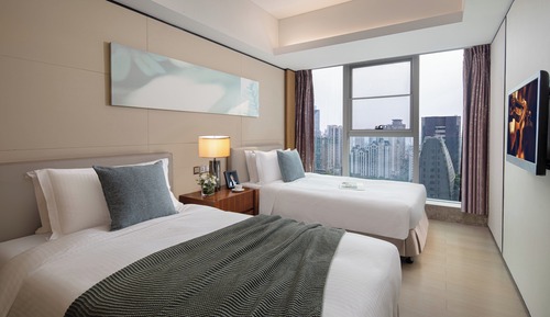Apartamento Premier, 3 habitaciones, cocina, vistas a la ciudad
