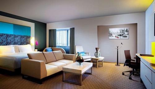 Suite ejecutiva, 1 cama de matrimonio grande con sofá cama