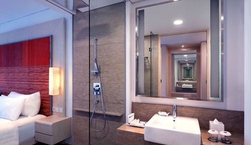 Habitación Deluxe, 1 cama de matrimonio grande con sofá cama