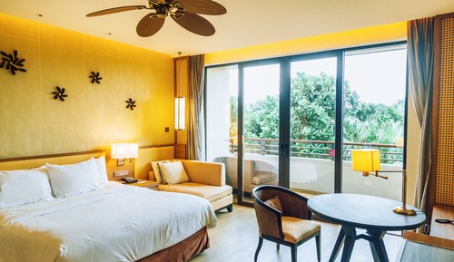 Habitación estándar, 2 camas individuales, fumadores, vistas al jardín