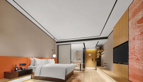 Habitación, 1 cama de matrimonio grande, accesible para personas con discapacidad