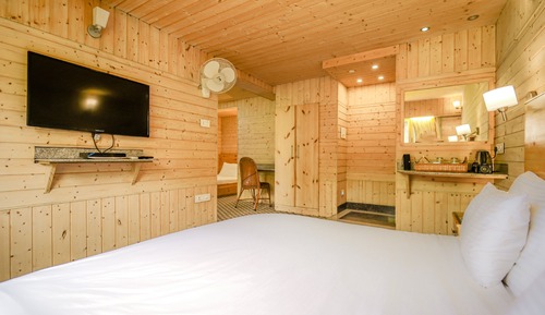 Habitación familiar, 1 habitación, vistas al jardín