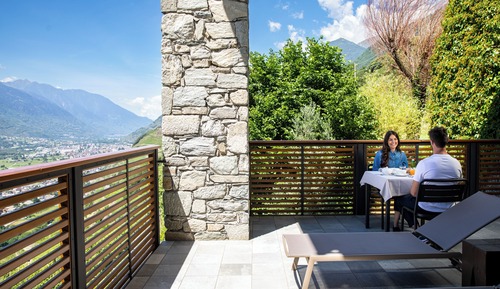 Suite panorámica, terraza, vistas a la montaña