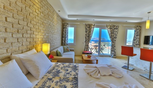 Suite junior, balcón, vistas al mar
