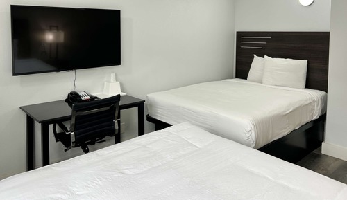 Habitación Deluxe, 2 camas de matrimonio, no fumadores, frigorífico y microondas