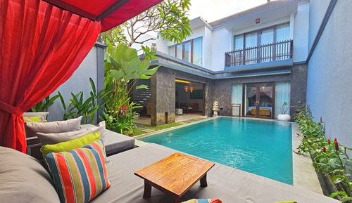 Villa familiar, 2 habitaciones, piscina privada