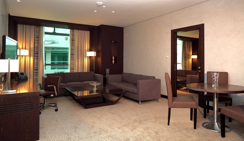 Suite, 1 cama de matrimonio grande, fumadores (Living Room)
