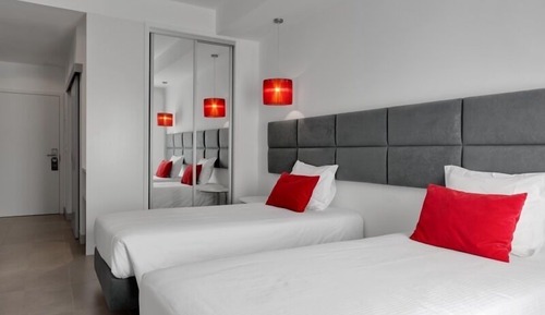 Habitación estándar, 2 camas individuales, vistas a la ciudad
