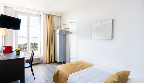 Habitación individual, vistas al lago