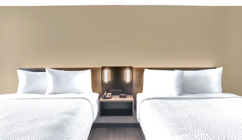 Habitación Deluxe, 2 camas de matrimonio, no fumadores, frigorífico y microondas
