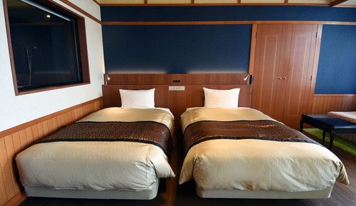 Habitación Deluxe, no fumadores (Japanese+Twin BedRM+IndoorHotSpring)