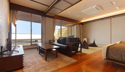 Habitación con 2 camas individuales, no fumadores (Twin room with Open- Air Bath #411)