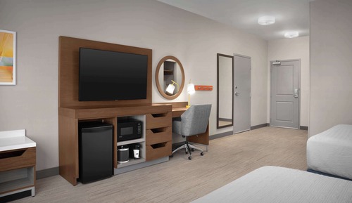 Habitación, 2 camas de matrimonio, accesible para personas con discapacidad (Hearing)
