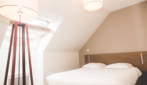 Estudio, 1 cama de matrimonio, ducha adaptada