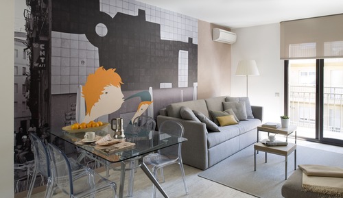 Apartamento de 2 habitaciones y 2 baños para 6 personas