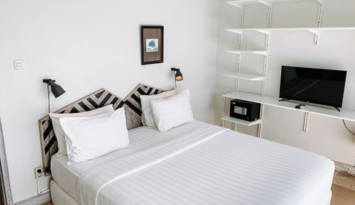 Suite estudio Deluxe, 1 habitación, vistas parciales al mar