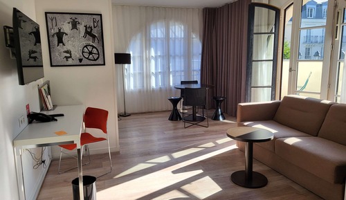 Apartamento, 1 cama doble con sofá cama, balcón